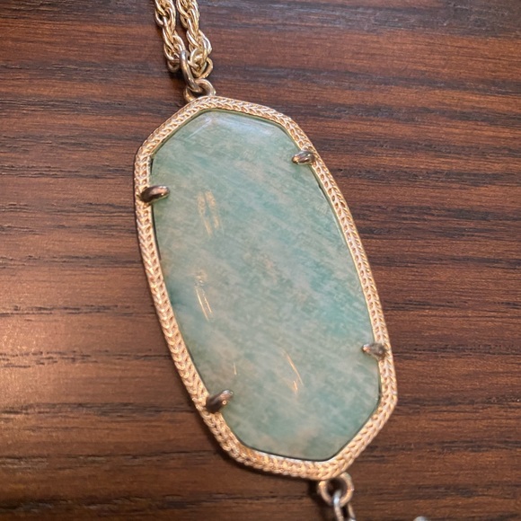 Kendra Scott Rayne Long Pendant Necklace - Mint - Picture 4 of 7